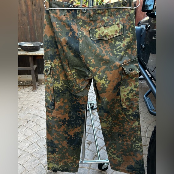 Men’s German camo fatigue, pants, size 30x30 - Picture 3 of 3